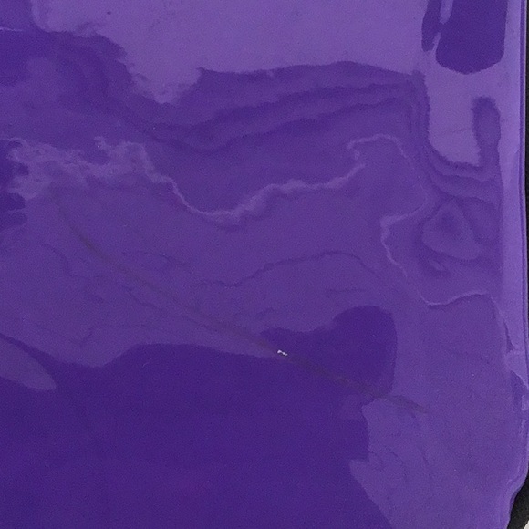 MARC TETRO PURPLE BICHON FRISE WRISTLET CLUTCH - Picture 13 of 13